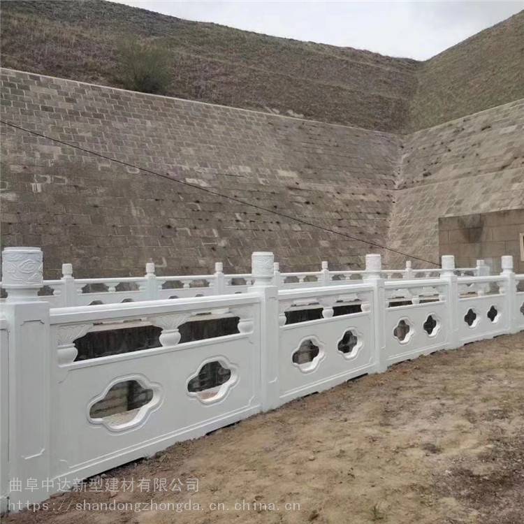 漳平仿石园林护栏 新款水泥仿石河堤护栏 景观工程用的护栏
