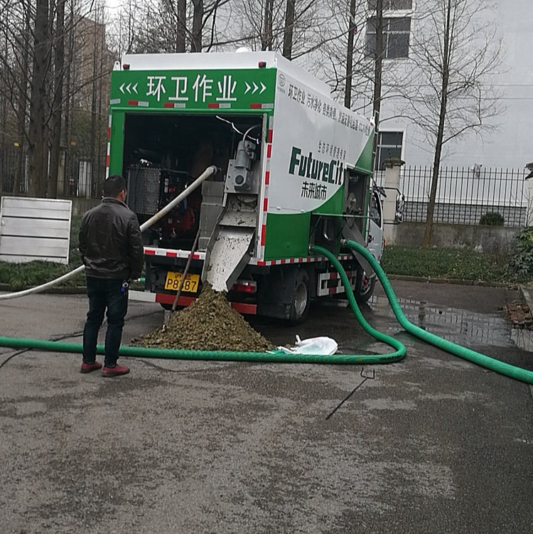 化粪池污物净化车 新型分离式环保吸粪车