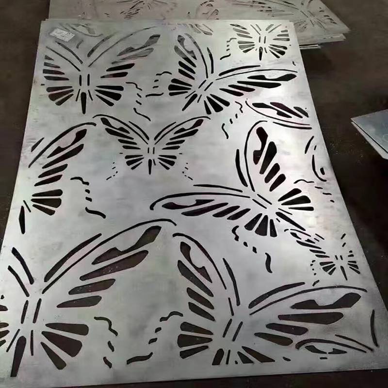 雕花镂空铝单板镂空加工铝窗花铝合金装修材料