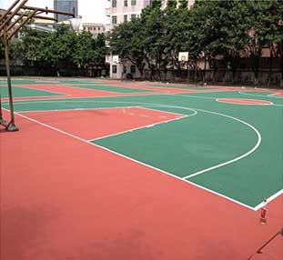 pvc塑胶地板排球场优缺点 欢迎咨询 山东绿通建筑装饰供应