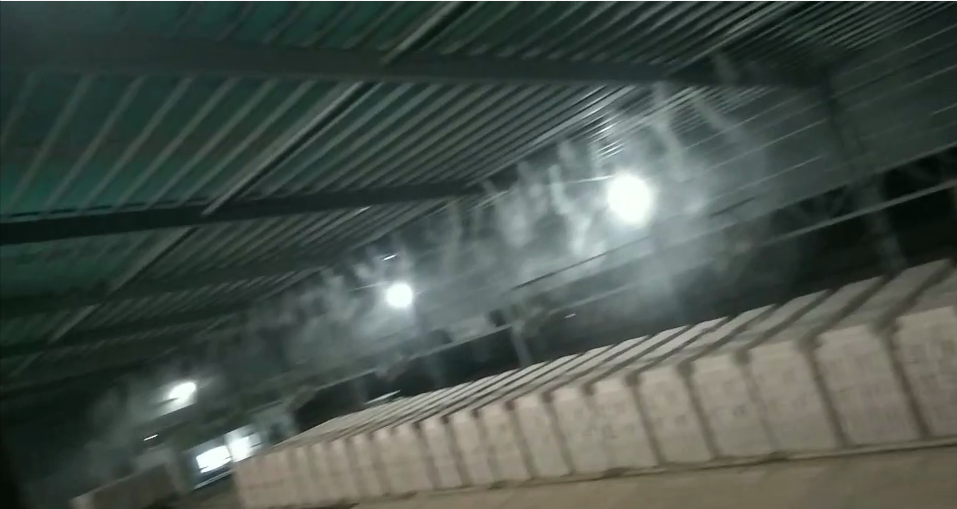 茂名電白工廠噴霧設備現場示意圖