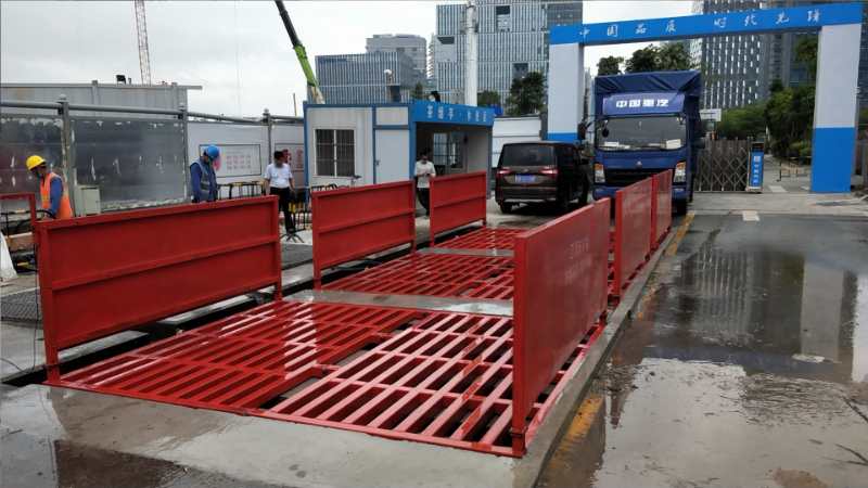 惠州工程洗轮机
现场安装示范