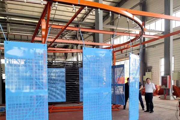 锌钢护栏喷涂生产线设备操作规程