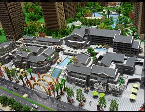 内江销售建筑模型 沙盘建筑