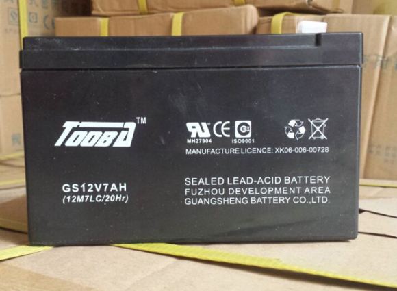 TOOBA蓄电池GS12V7AH工厂直发