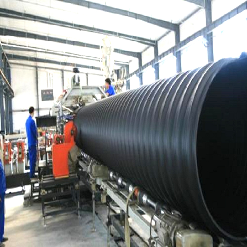 北京宏大鑫诚厂家HDPE双壁波纹管钢带增强螺旋管中空壁缠绕管