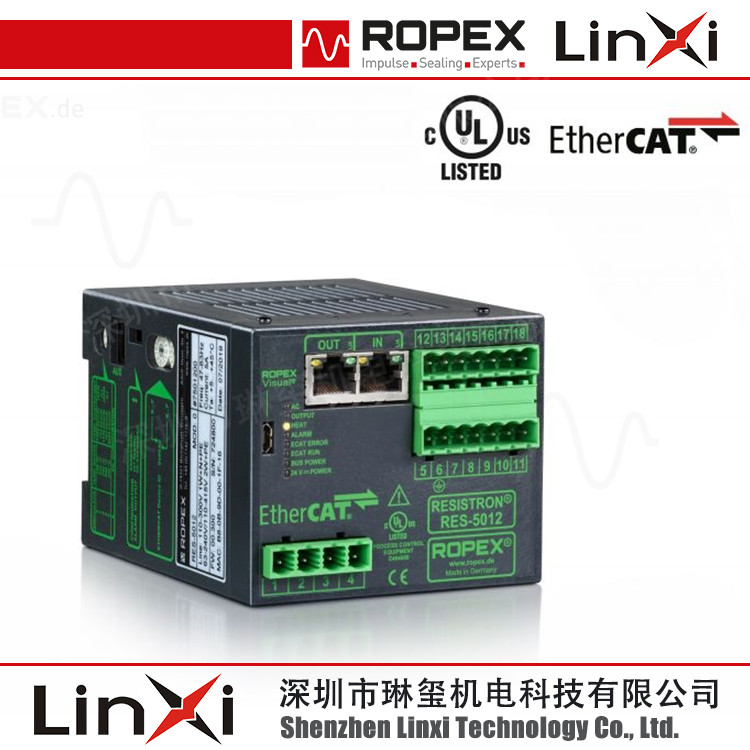 ROPEX热封温度控制器RES-5012 支持EtherCAT协议