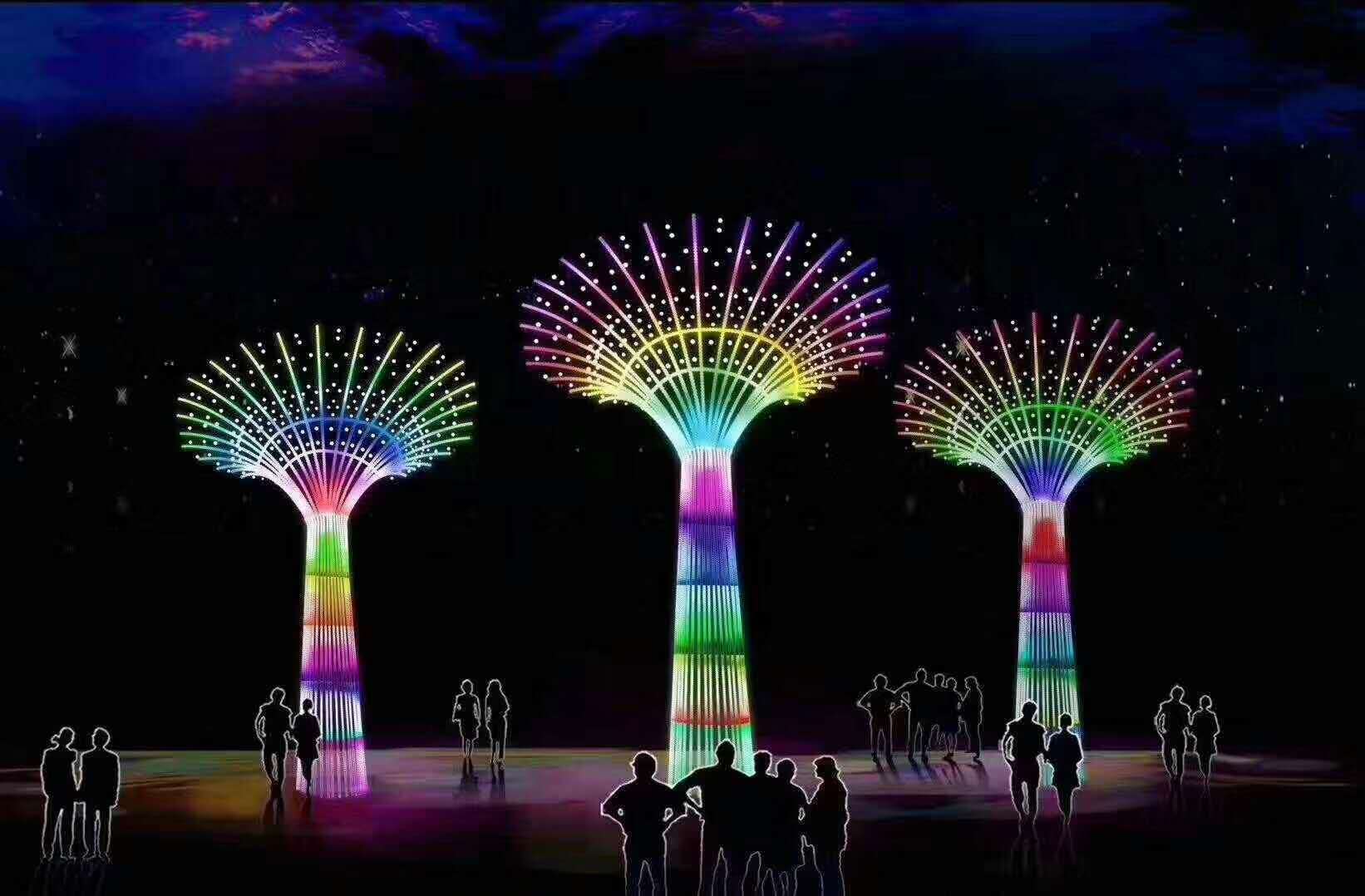 上海晨卉灯光节出售安装LED灯光造型