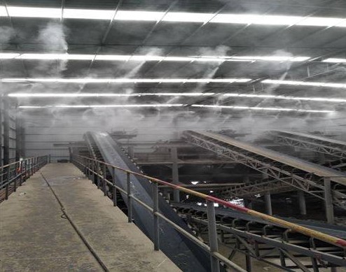 黔西南煤料厂除尘喷雾介绍-搅拌站除尘喷淋