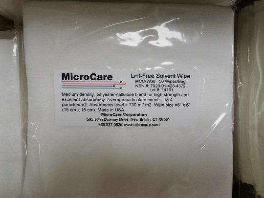 Lint-Free Wipes MCC-W66无线头擦拭纸