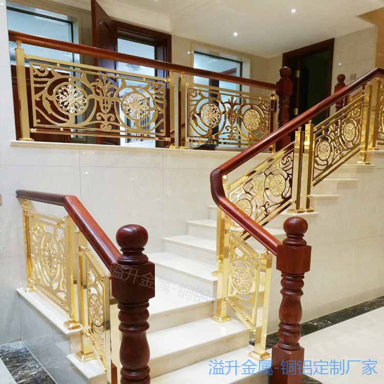 蚌埠工程铜楼梯护栏