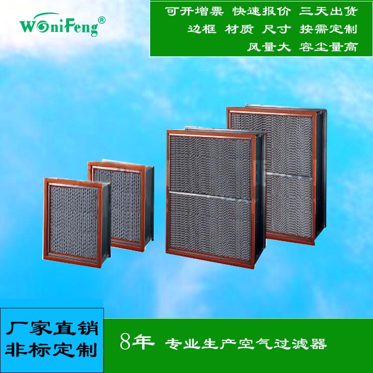 上海烘箱耐高温高效过滤网定制 耐高温150度过滤网
