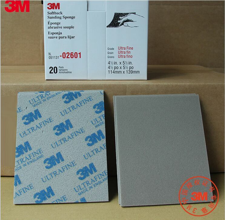 供应3M2601海绵砂纸/3m蓝色海棉砂纸