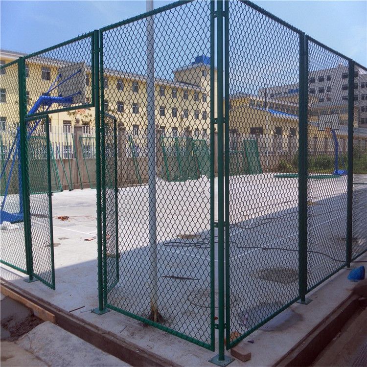 篮球场围栏门 室外网球场围栏 盈众铁丝网