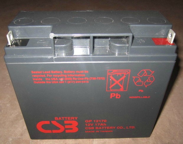 中国台湾CSB蓄电池GP12170原装供应 12V17AH 全国联保 质保三年