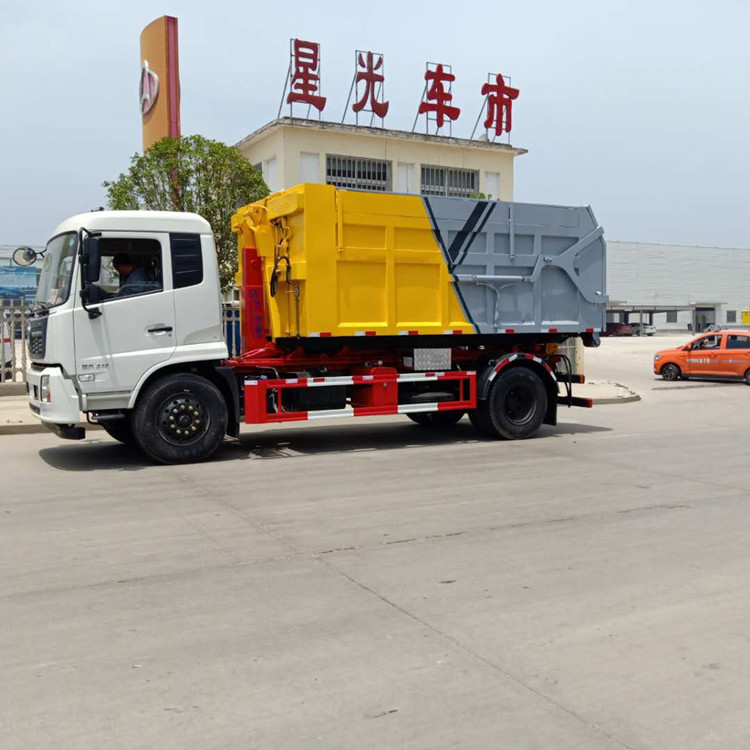 污水厂对接式12方污泥清运车 12吨污泥运输车的配置