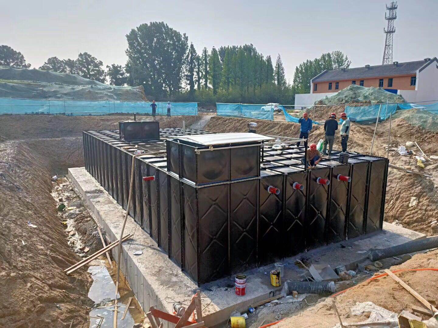 扬州箱泵一体化安全可靠 埋地上一体化消防泵站