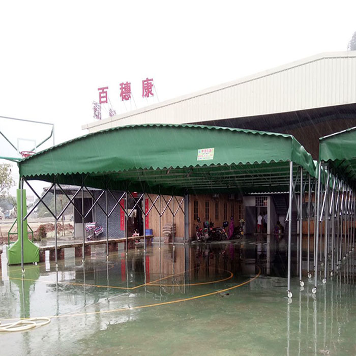 孝感汉川市中恒达定做推拉雨蓬、家用停车棚、户外遮阳棚质量可以选择