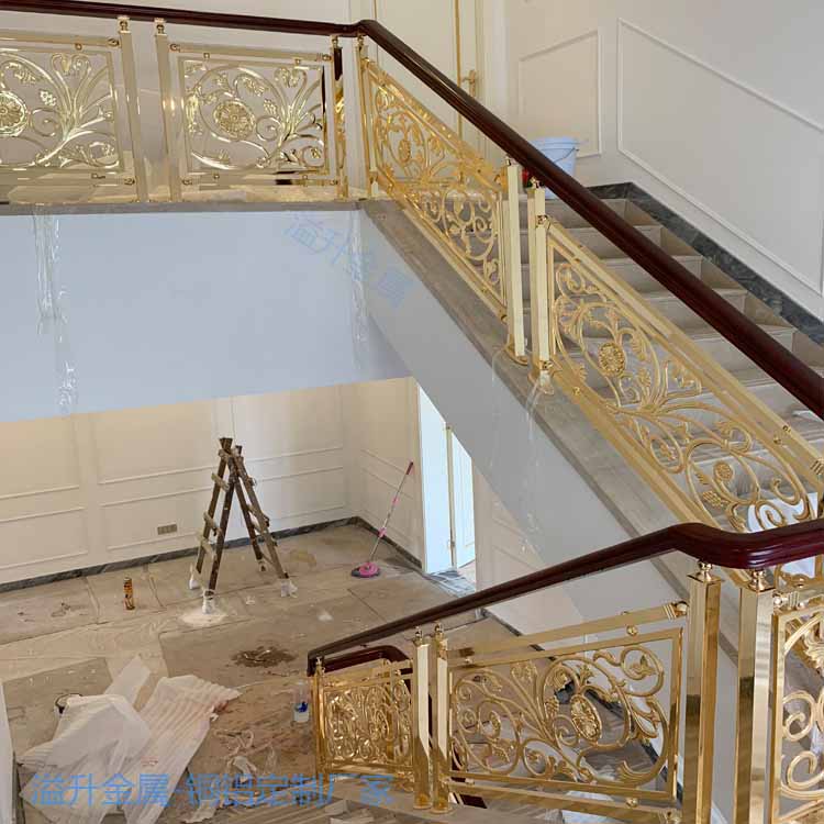 宾馆铜楼梯栏杆规格