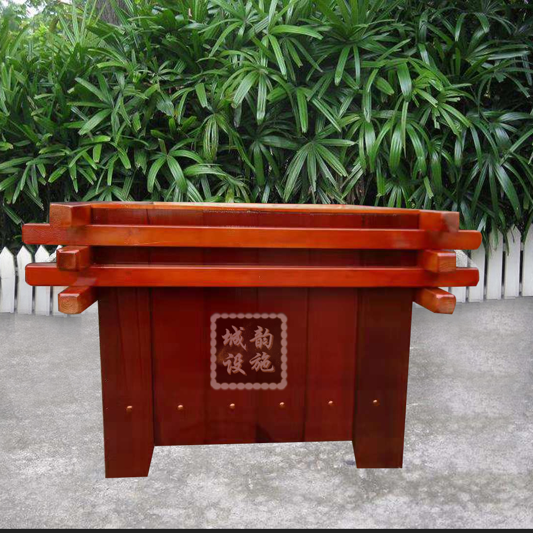 邯郸防腐木花箱厂家 木制花箱 低碳环保坚固耐用
