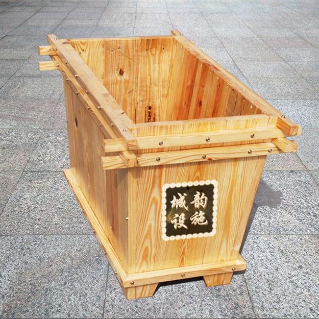 防腐木花箱长方形 木制花箱 品质保证专注专业
