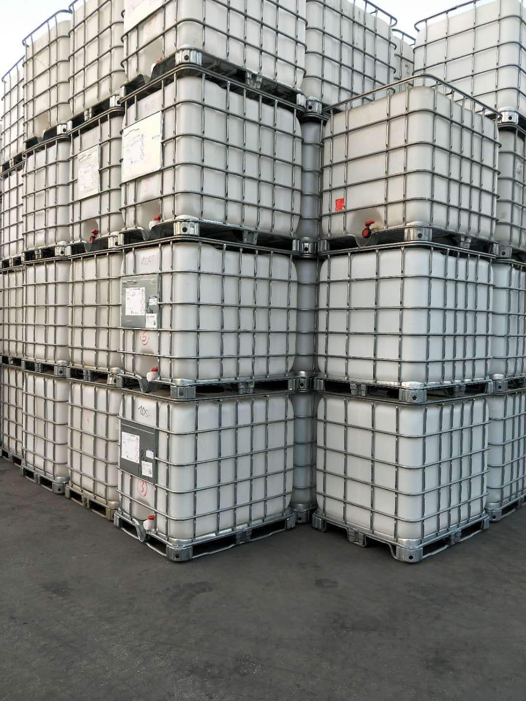 潍坊二手开口1000升吨桶回收|实时报价|全新料1000L/升化工储水桶