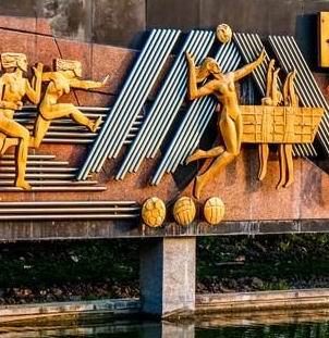 运动题材浮雕墙,体育文化主题雕塑,运动广场文化大型雕塑
