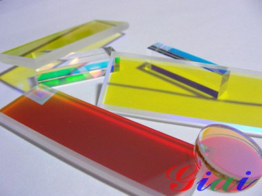 激埃特生产厂家源头635nm窄带滤NBP二向色镜带通有色光学玻璃