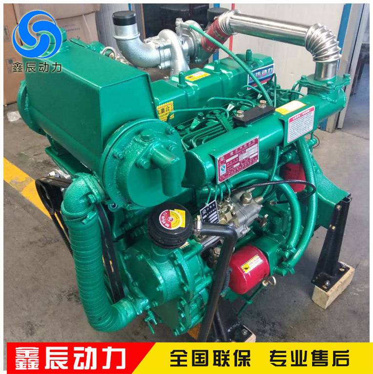 ZH4100ZC四缸船用柴油机 50kw千瓦增压70马力船用发动机 船用4102发动机价格