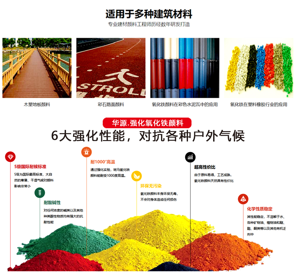 桂林氧化铁红、氧化铁黑、氧化铁黄销售价格