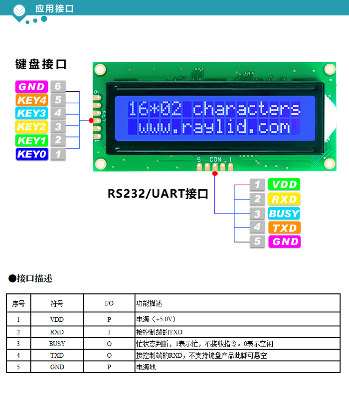 沈阳I2C接口1602液晶屏厂家