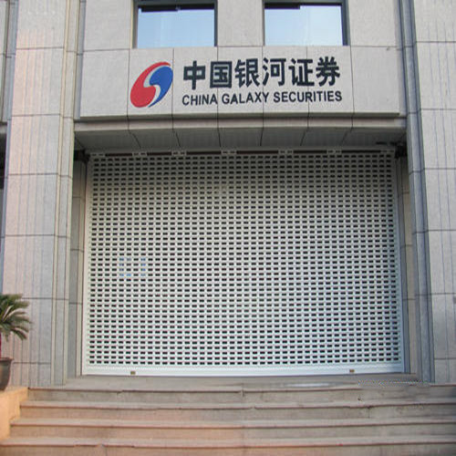 武汉银行系统卷帘门整洁美观