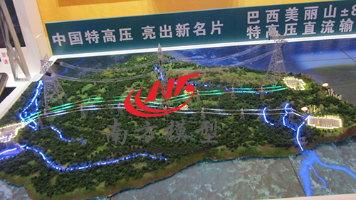 郑州能源组合发电沙盘模型