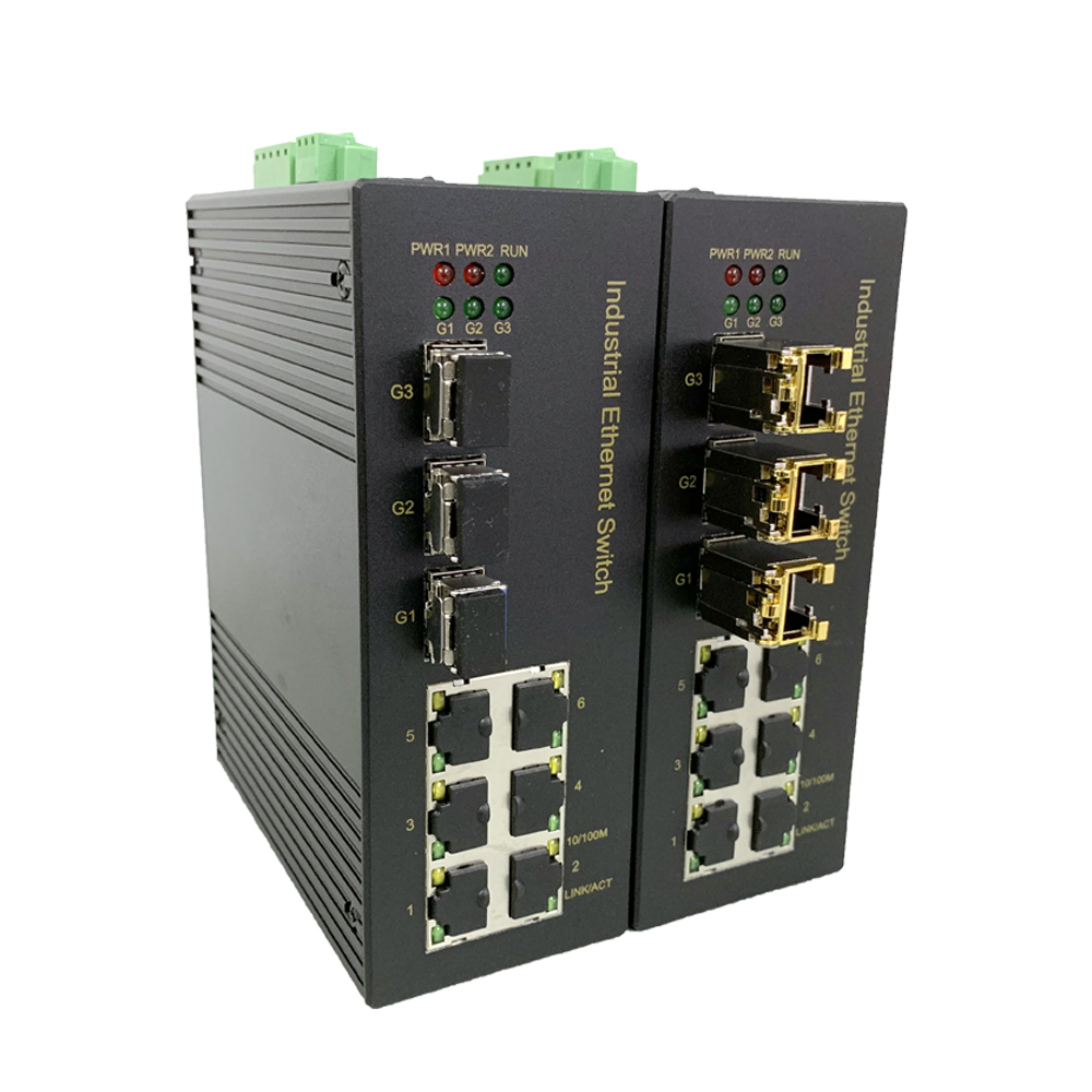 NLDK7709工业级网管型3千兆口+6百兆电导轨式以太网交换机NLDK7709工业级网管型3千兆口+6百兆电导轨式以太网交换机dc24v
