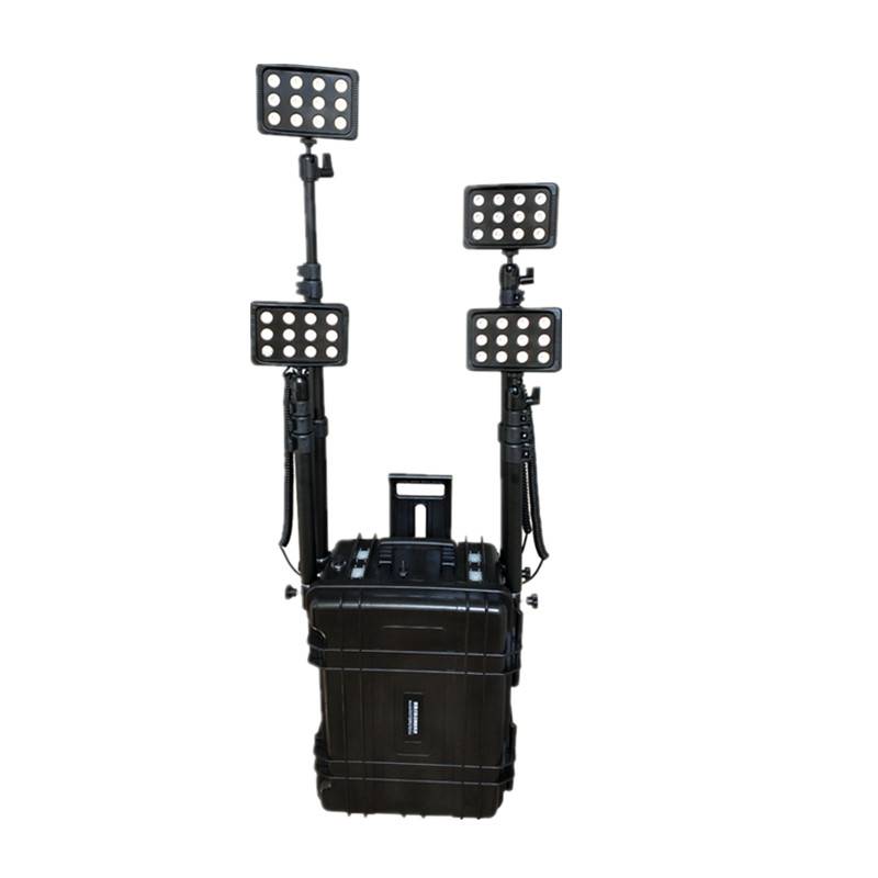TMN6400便携式移动照明系统 手提拉杆应急箱灯4*36w