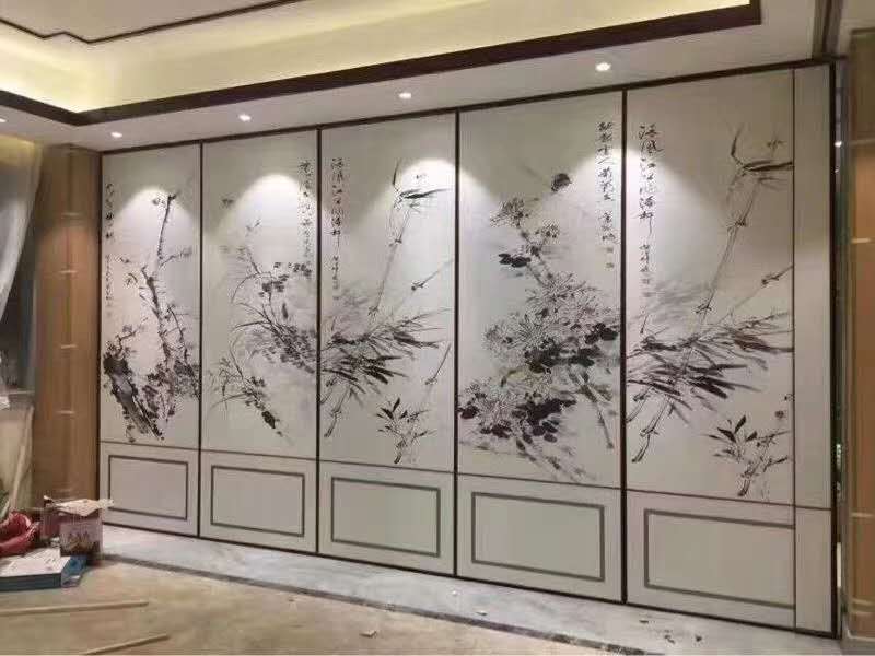 深圳酒店活动隔断安装 宴会厅移动隔墙 价格优惠