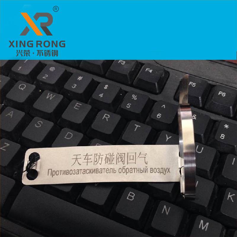 供应兴荣XR-LS设备标签用螺丝固定不锈钢扎带