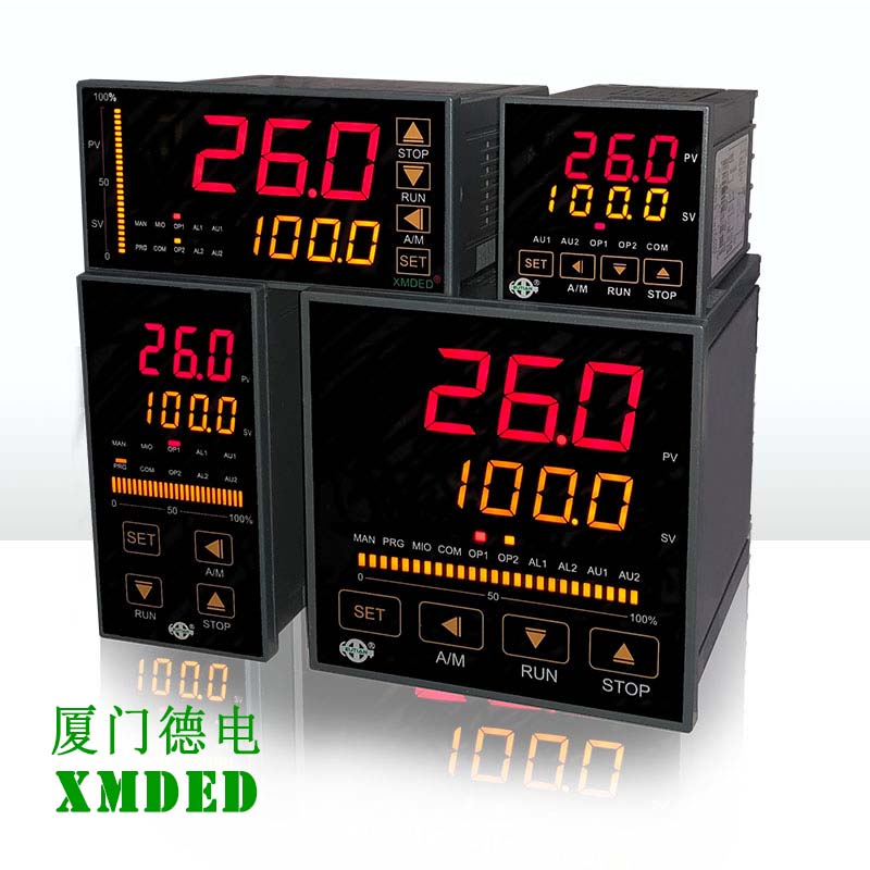 厦门德电AU70/PU70/AU80/PU80/AU90/PU90系列通用型人工智能温度控制器、温控仪表、调节仪表