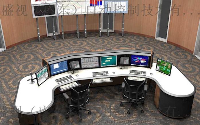 深圳某局采购指挥中心控制台 中控台 监控台出图 安装