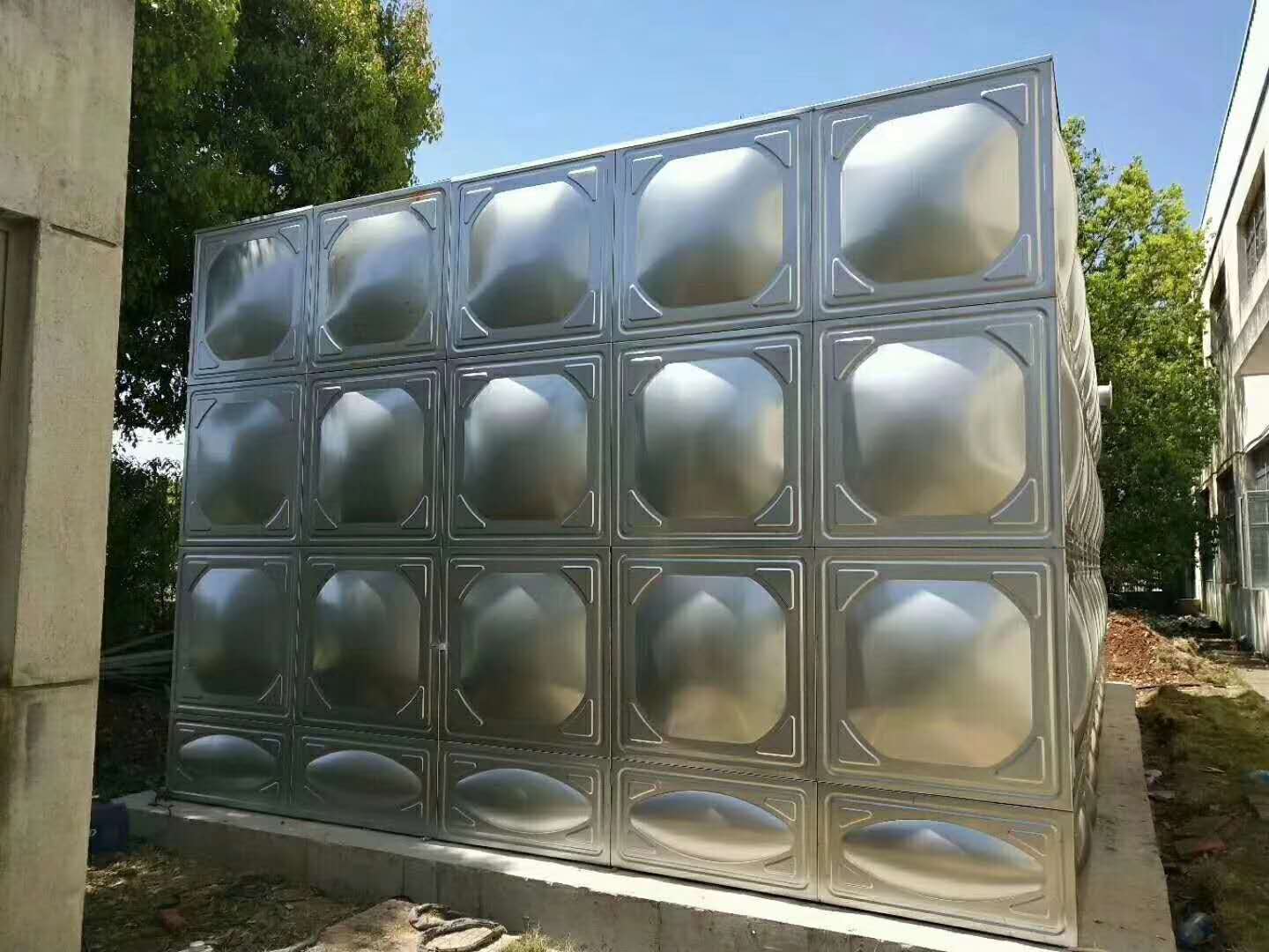 泰州组合式不锈钢水箱定制 方形不锈钢水箱