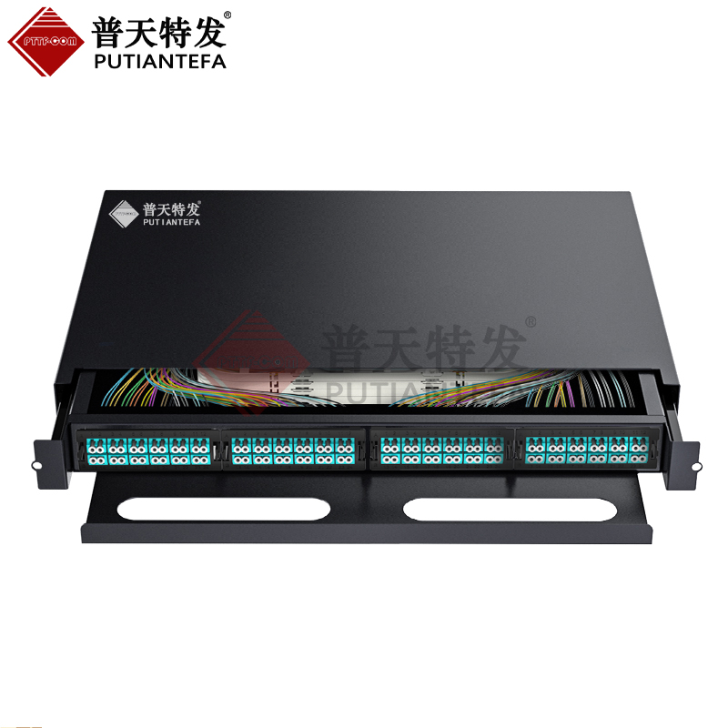 12芯LC-MPO光纤跳线OM3/OM4