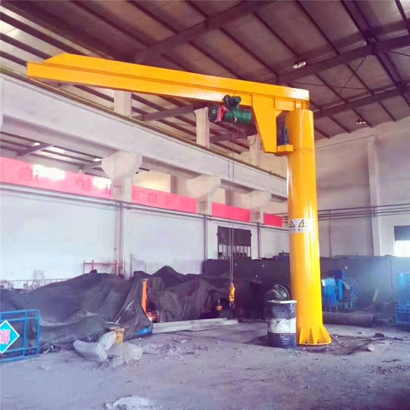悬臂吊厂家供应1吨立柱式悬臂吊 电动360度单臂吊机 2吨定柱式旋臂吊