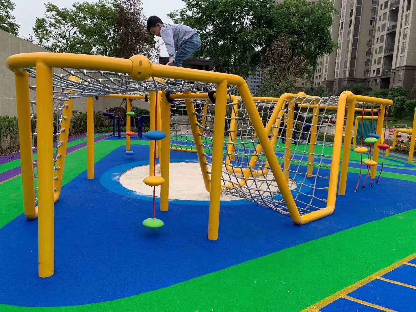 北京儿童滑梯定制 彭越体育