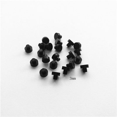 透明防水硅胶塞 T型黑色硅胶密封塞子 硅胶插销式胶垫