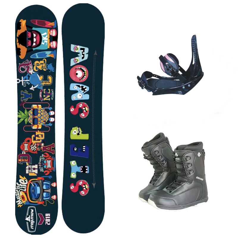 曼琳雪场用具滑雪板单双板批发厂家报价 河南大头板滑雪板