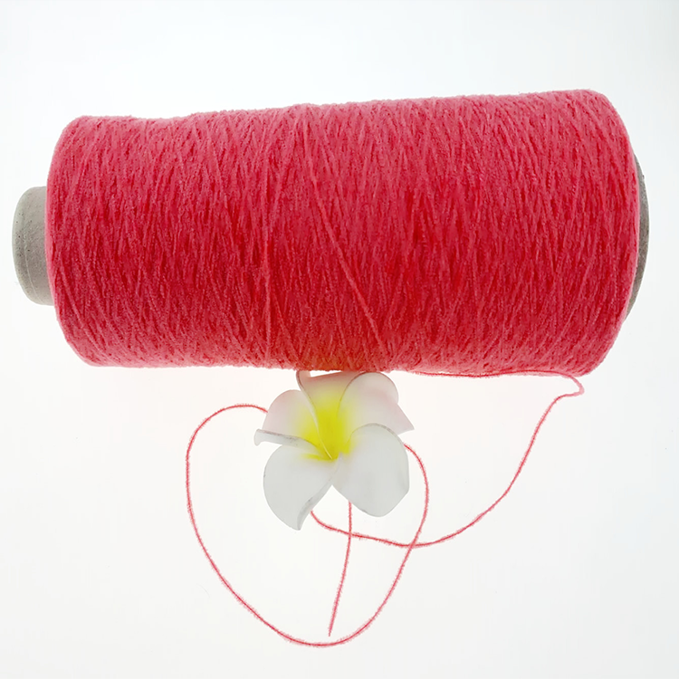 厂家直销 18NM全涤雪尼尔红色 纱线批发 专门定制各种花式纱