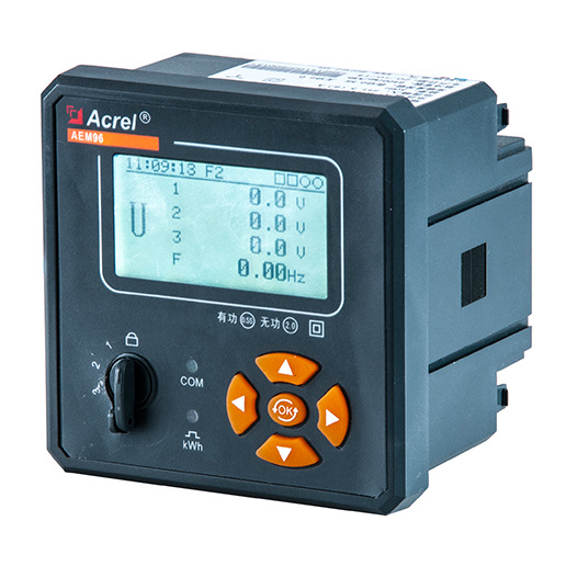 安科瑞AEM96三相嵌入式电能计量表 0.5S级电流规格3*1.5(6)A
