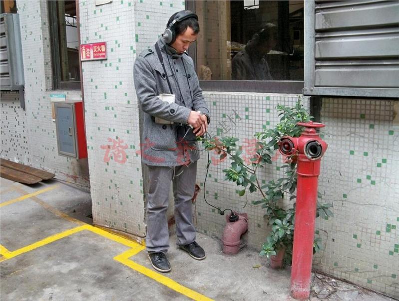 济南崮山学校消防管道漏水检测