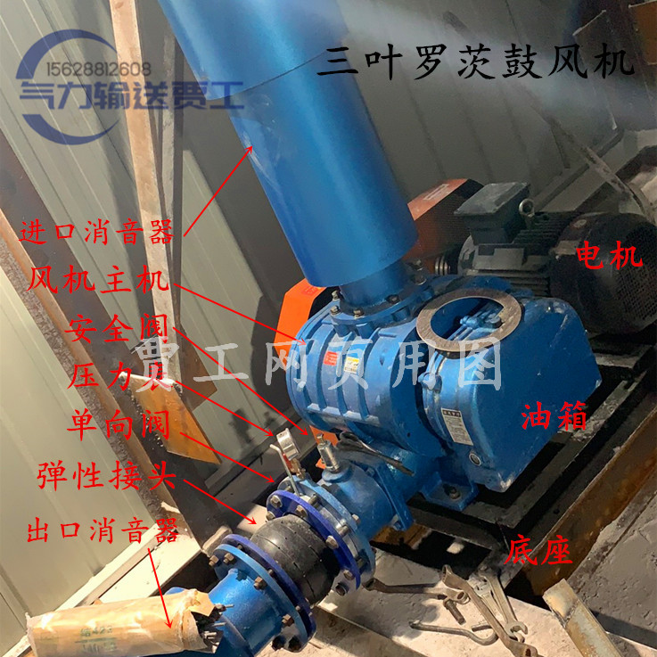 脱硫脱硝氧化风机 旋转供料器 三叶罗茨风机 章丘骏佑风机厂家直