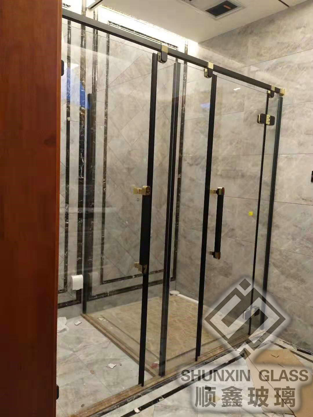 郑州定制卫生间干湿分离玻璃淋浴房